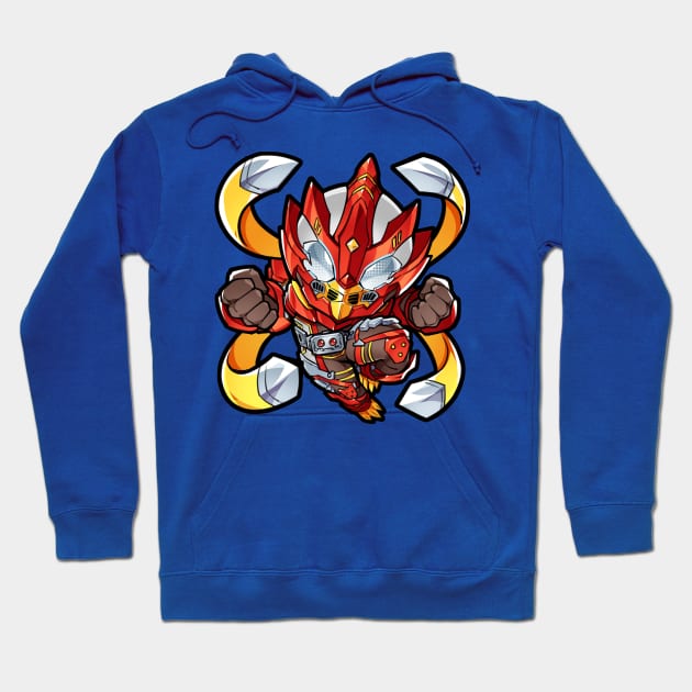 Kamen Drawer Mie Ayam Hoodie by Ashmish